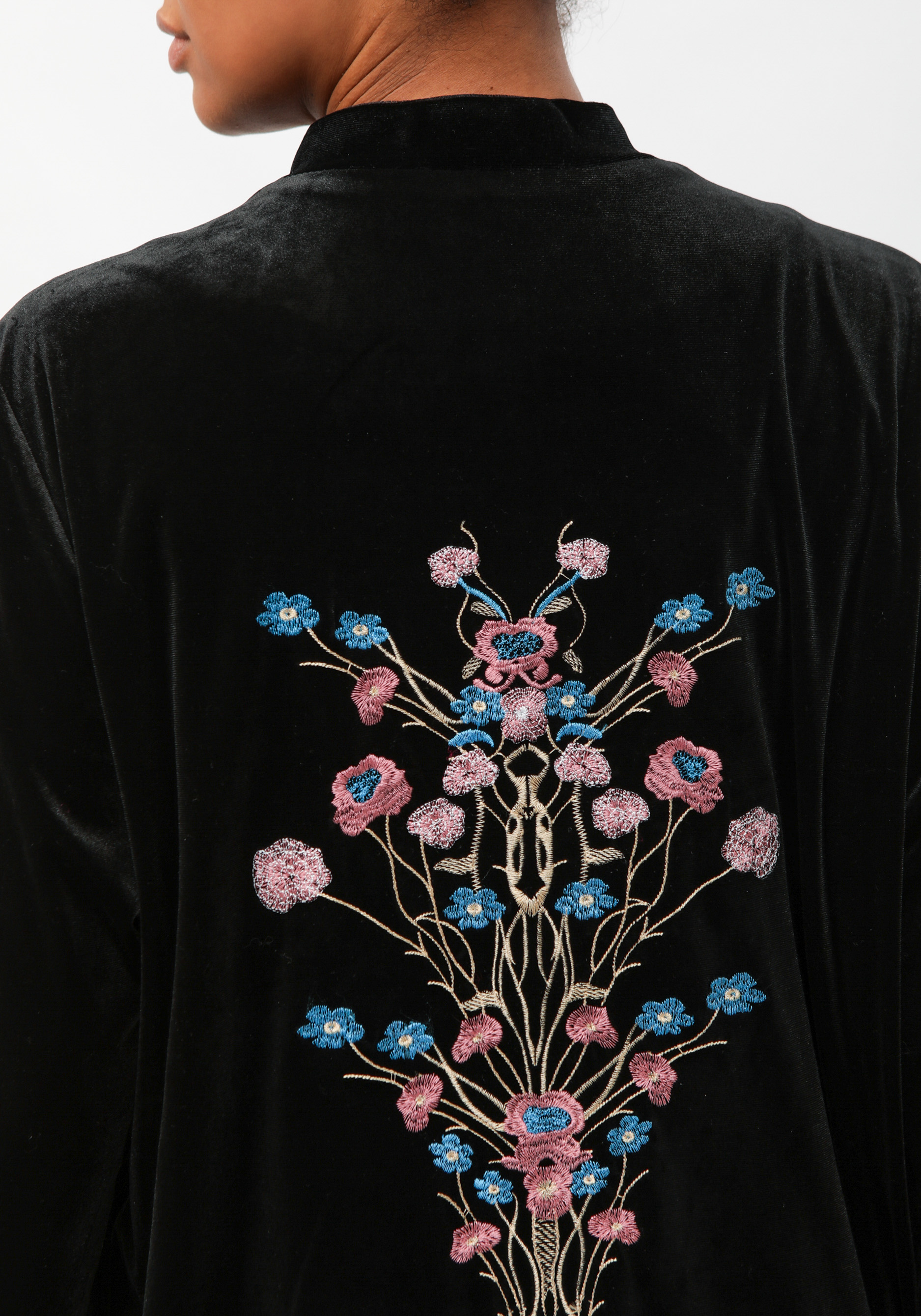 Бомбер с цветочной вышивкой на молнии Frida, размер 48 - фото 6