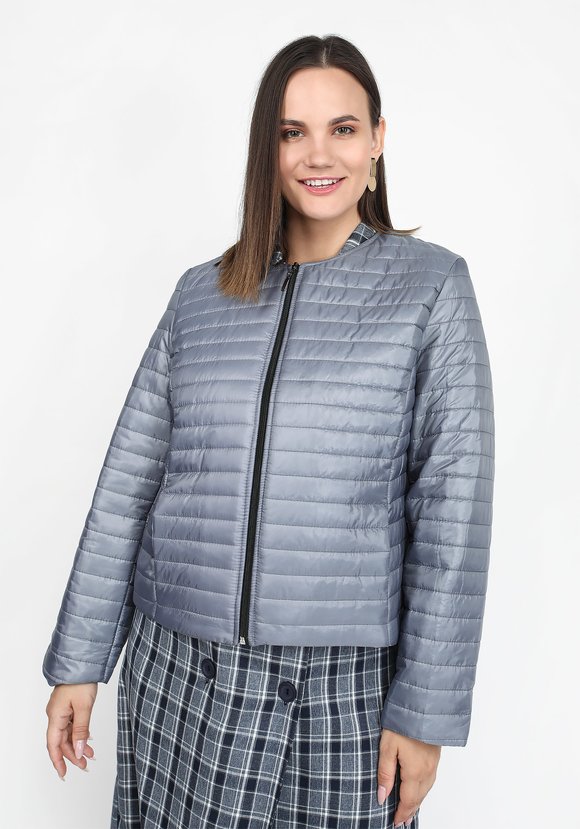 Куртка с карманами и горизонтальной стежкой шир.  580, рис. 13