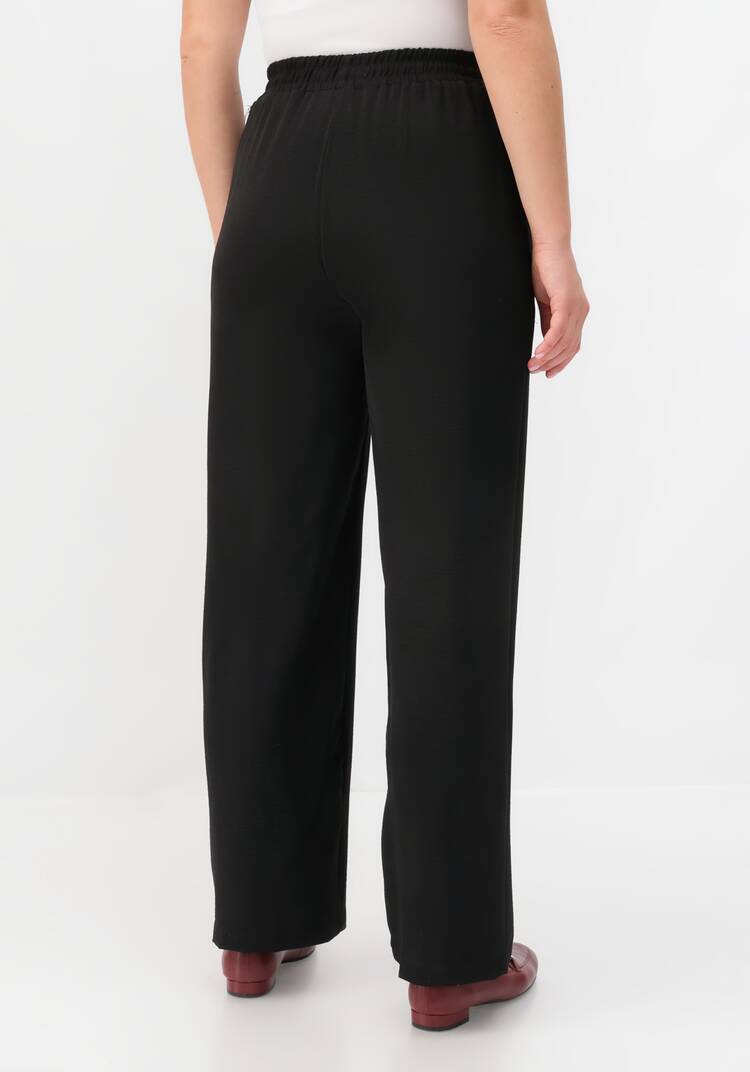 Брюки палаццо на резинке шир.  750, рис. 3