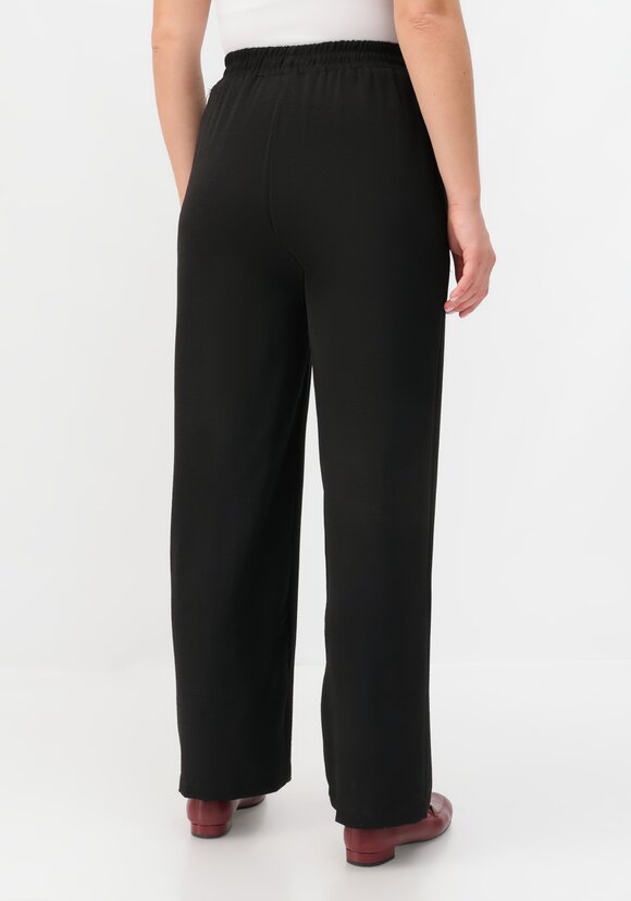 Брюки палаццо на резинке шир.  580, рис. 3