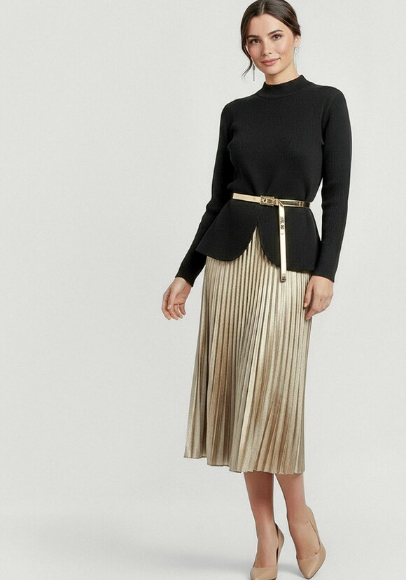 Юбка гофре с блестящим напылением шир.  580, рис. 21