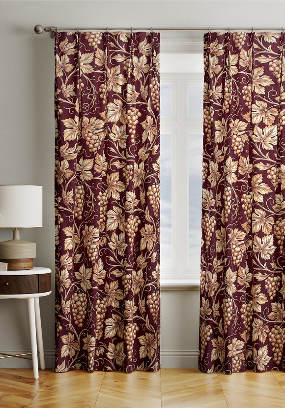 Портьера Виноградная лоза шир.  580, рис. 7