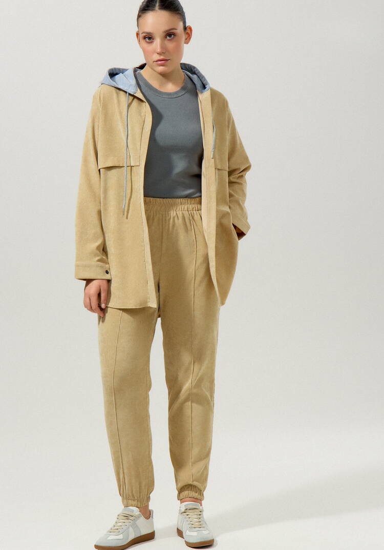 Брюки из вельвета со стрелкой шир.  750, рис. 7