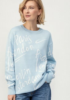 Туника с принтом леттеринг