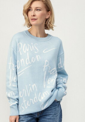 Туника с принтом леттеринг