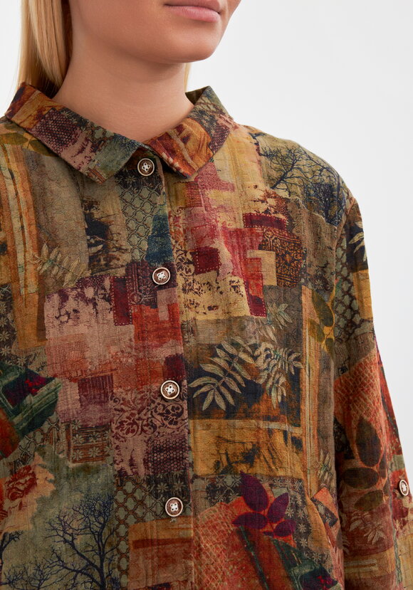 Рубашка женская, удлиненная Илона шир.  580, рис. 12