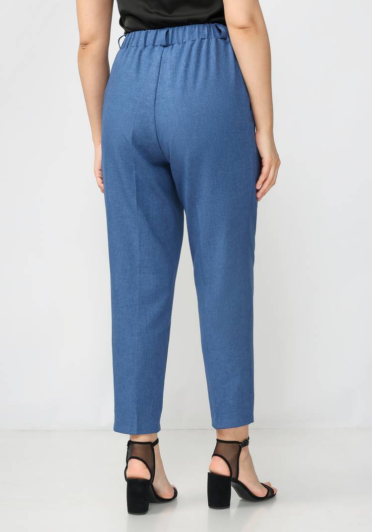 Брюки со складками по переду Адилин шир.  750, рис. 16