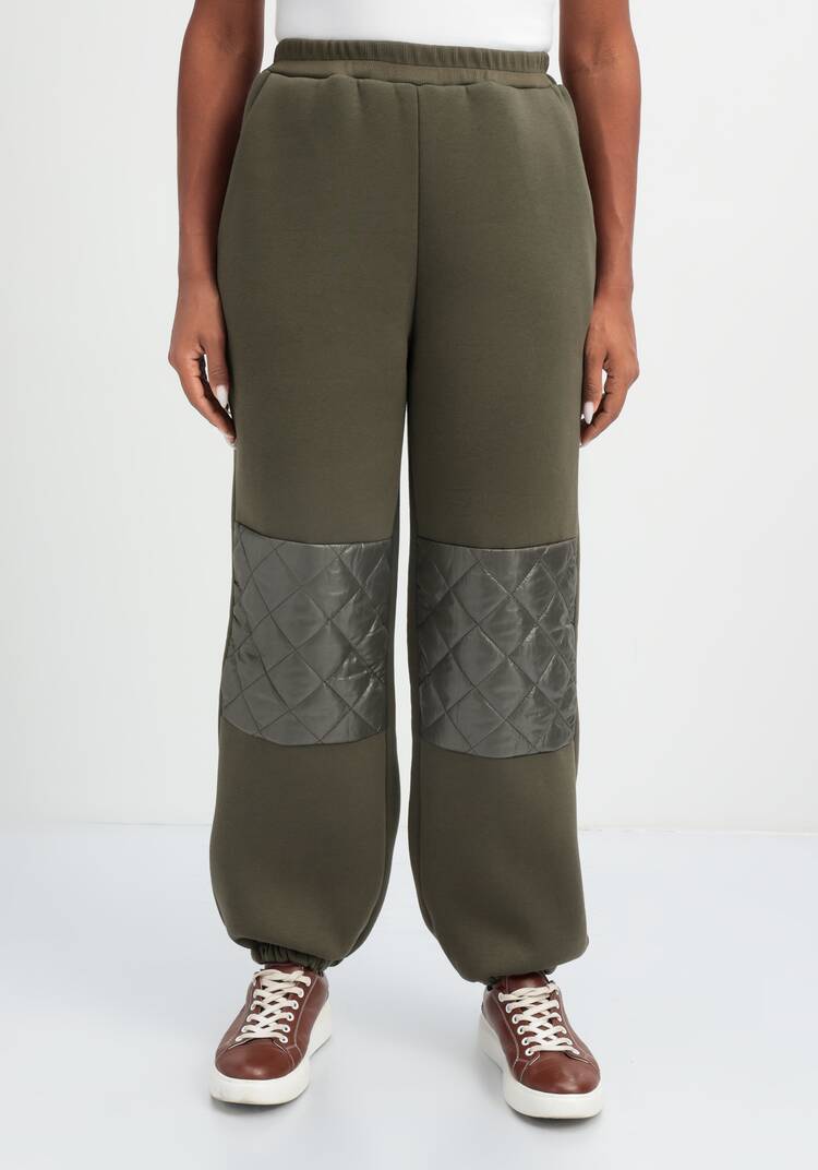 Брюки со вставками из стёганой ткани шир.  750, рис. 20