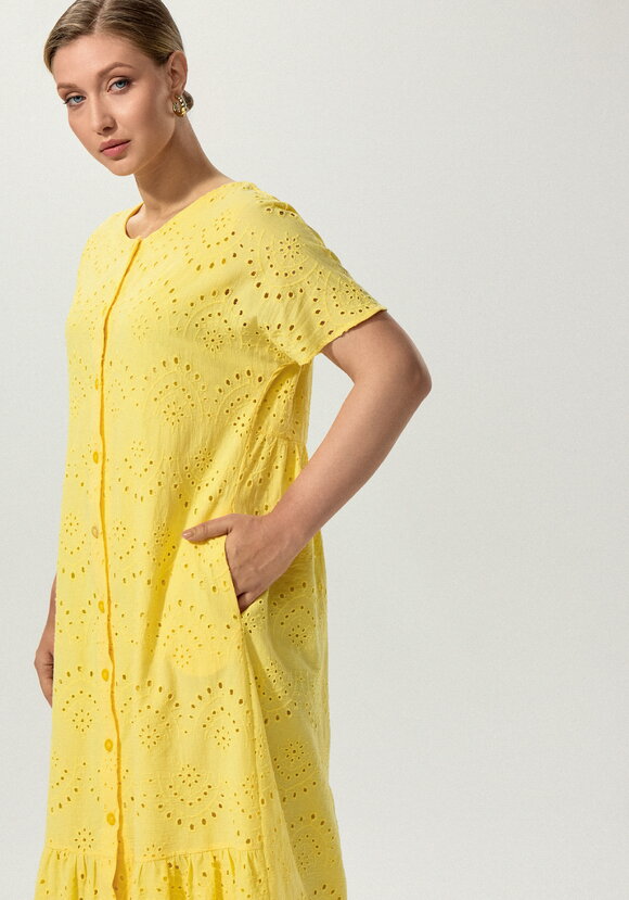 Платье ажурное с цельнокроеным рукавом шир.  580, рис. 10