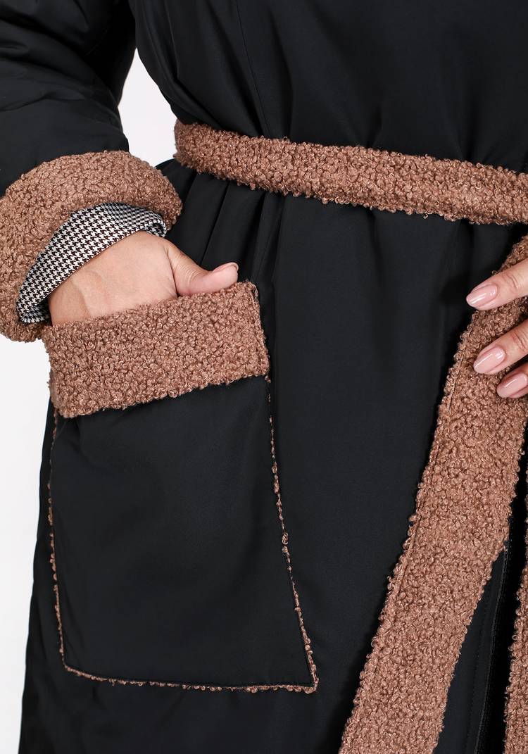 Пальто женское из болоньевой ткани шир.  750, рис. 4