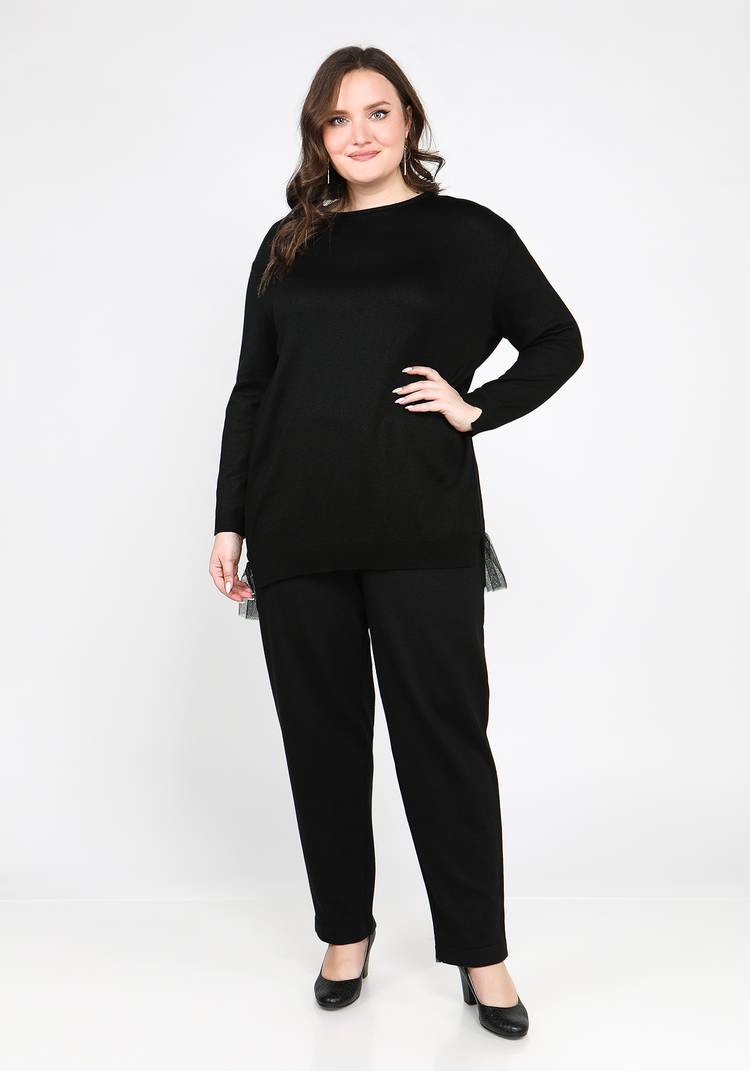 Туника с вставкой из фатина шир.  750, рис. 1