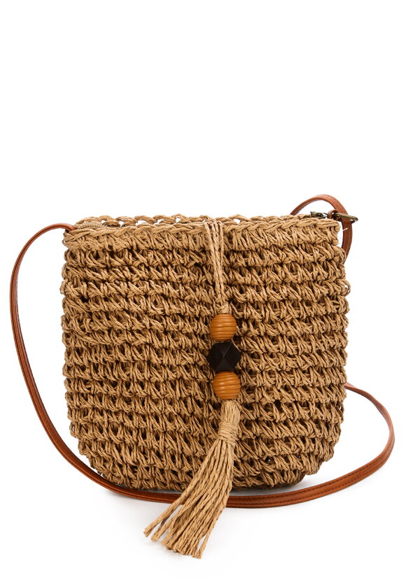 Сумка через плечо плетенная шир.  580, рис. 1