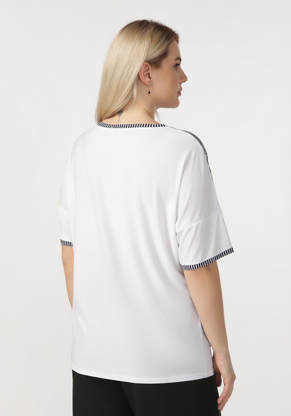 Блуза Элегантный выход шир.  580, рис. 17