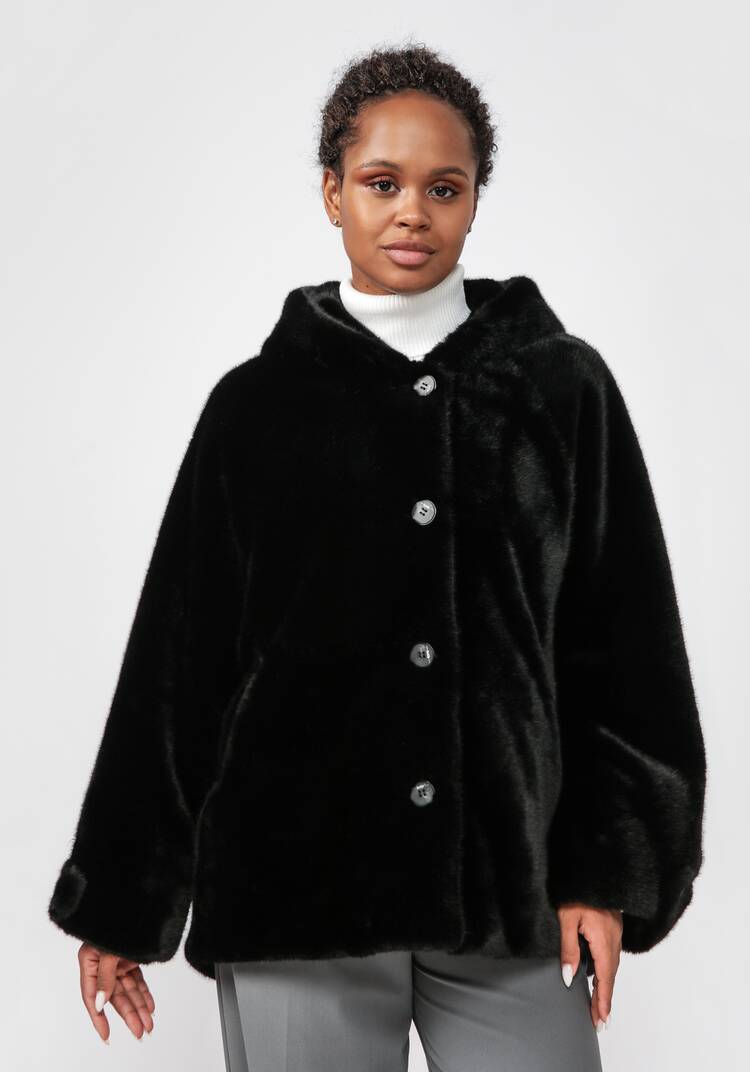 Полупальто из экомеха Моника шир.  750, рис. 8