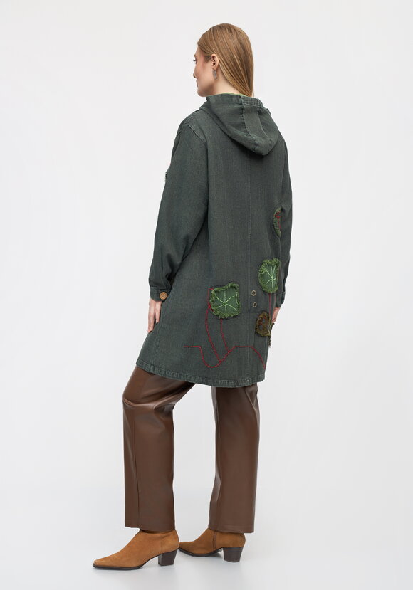 Джинсовая куртка Дыхание леса шир.  580, рис. 3