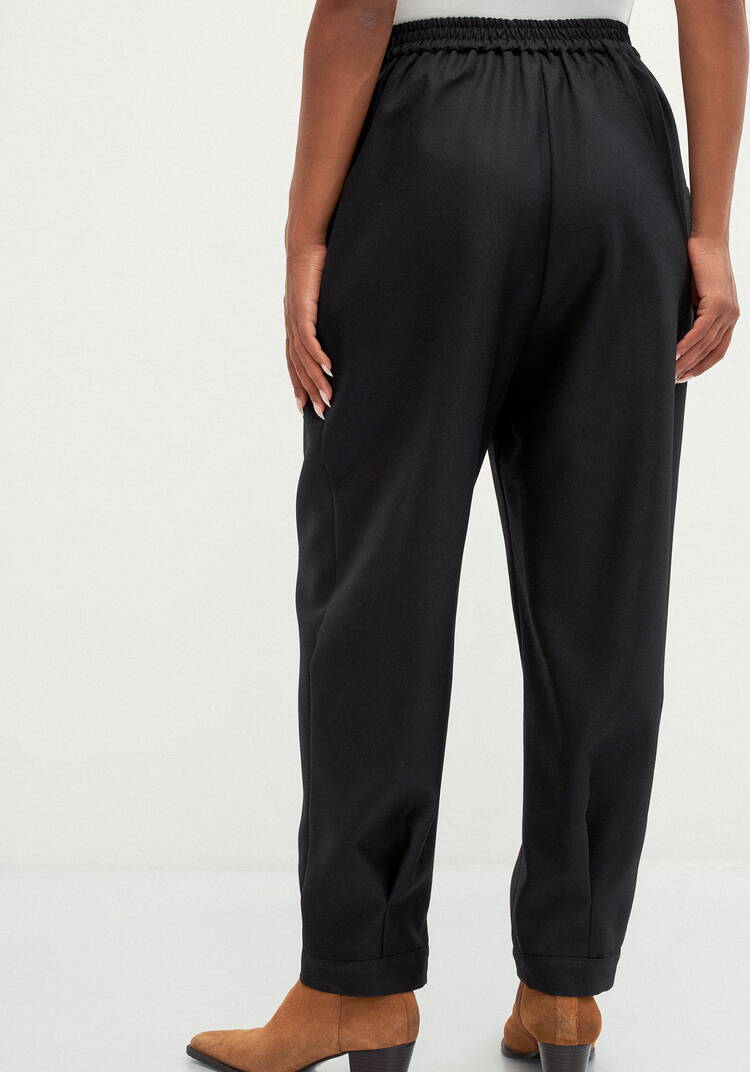 Брюки бананы со складками шир.  750, рис. 11