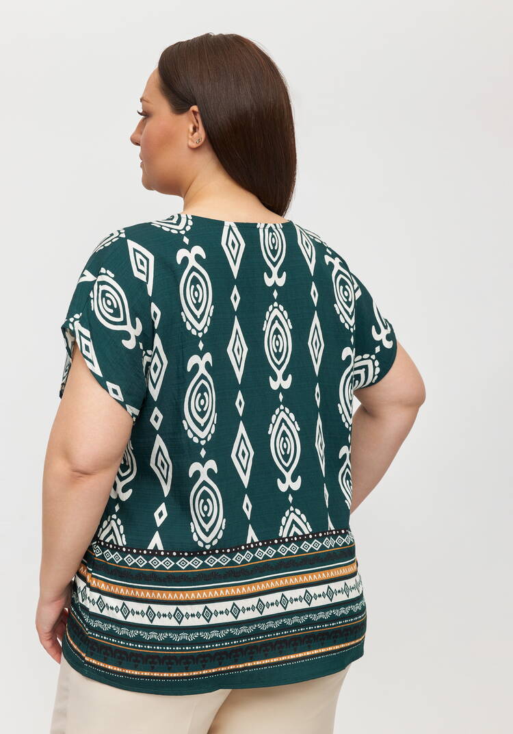 Блуза из купонной ткани Марокко шир.  750, рис. 14