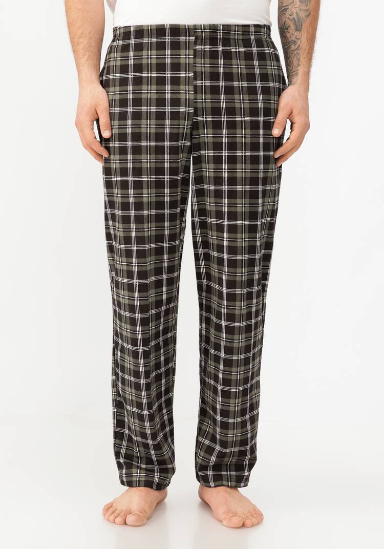 Пижама мужская в клетку шир.  750, рис. 5