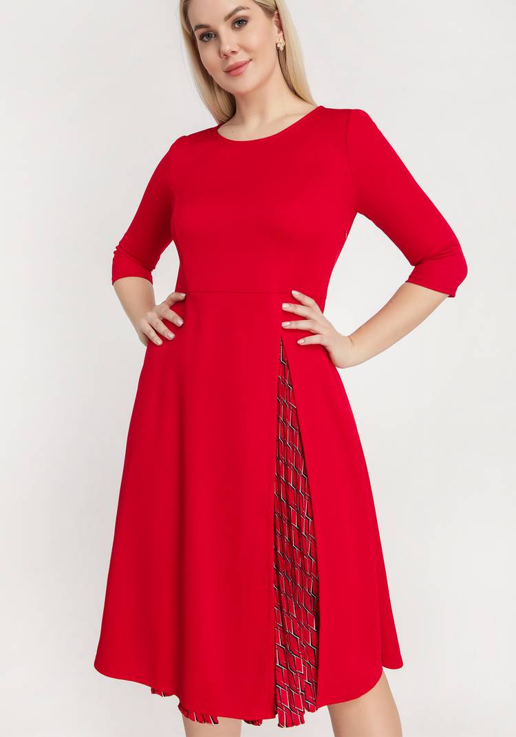 Платье с внутренней юбкой плиссе шир.  750, рис. 9