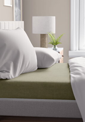 Простыня сатин однотонная