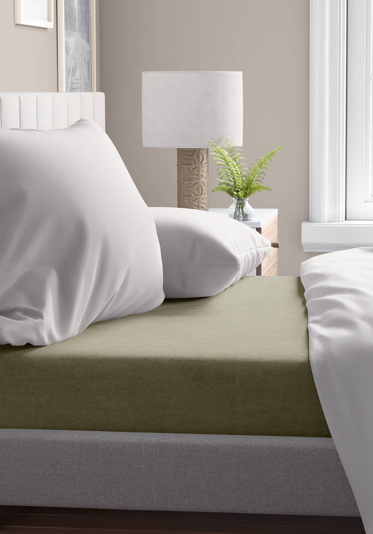 Простыня сатин однотонная шир.  750, рис. 1