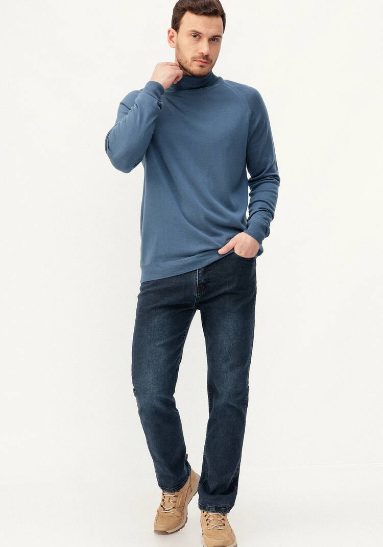 Джемпер вязаный с высокой горловиной шир.  750, рис. 14