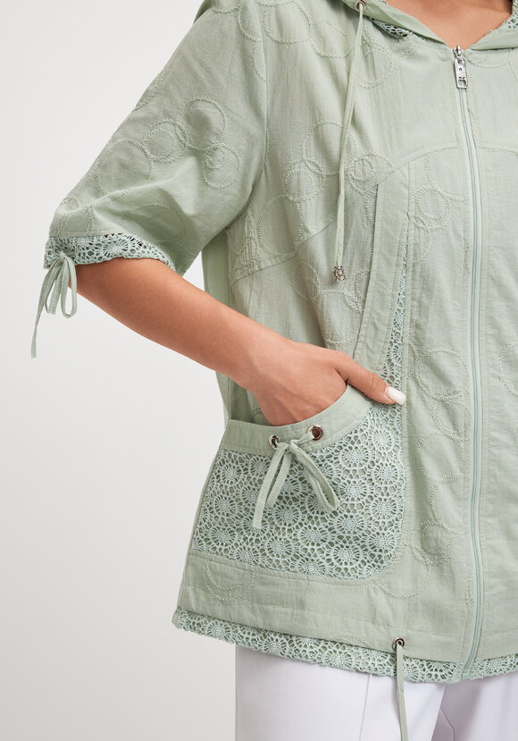 Пыльник на молнии с капюшоном шир.  580, рис. 15