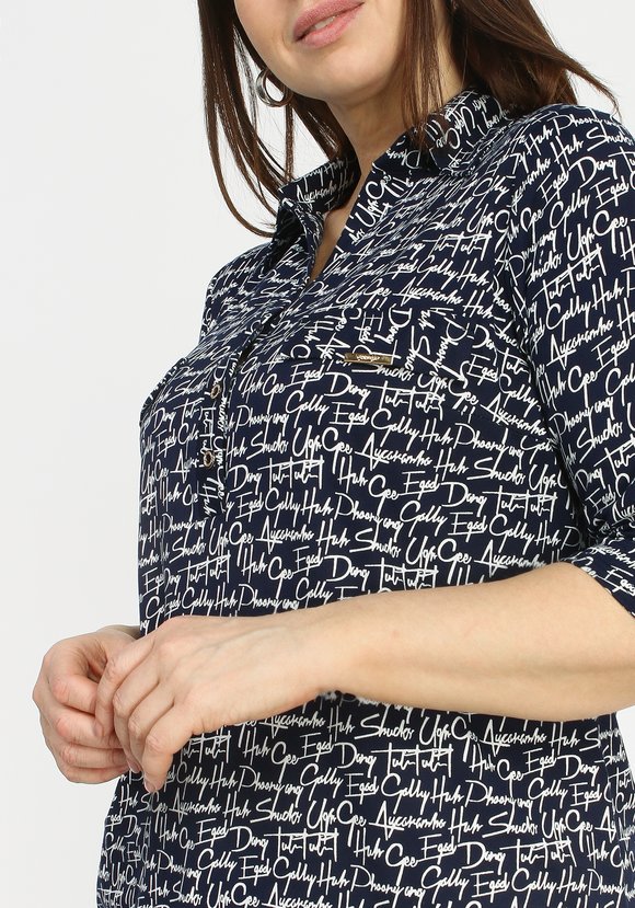 Блуза Чудесная встреча шир.  580, рис. 13