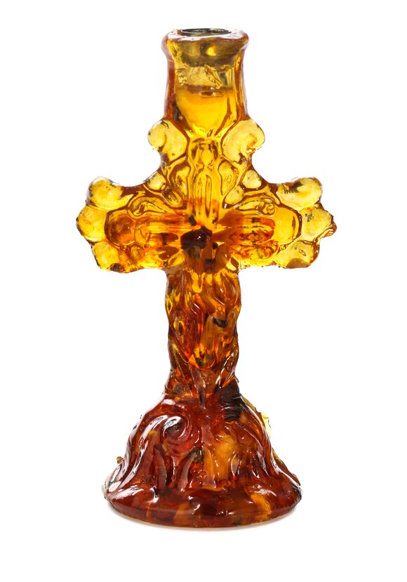 Подсвечник янтарный шир.  580, рис. 2