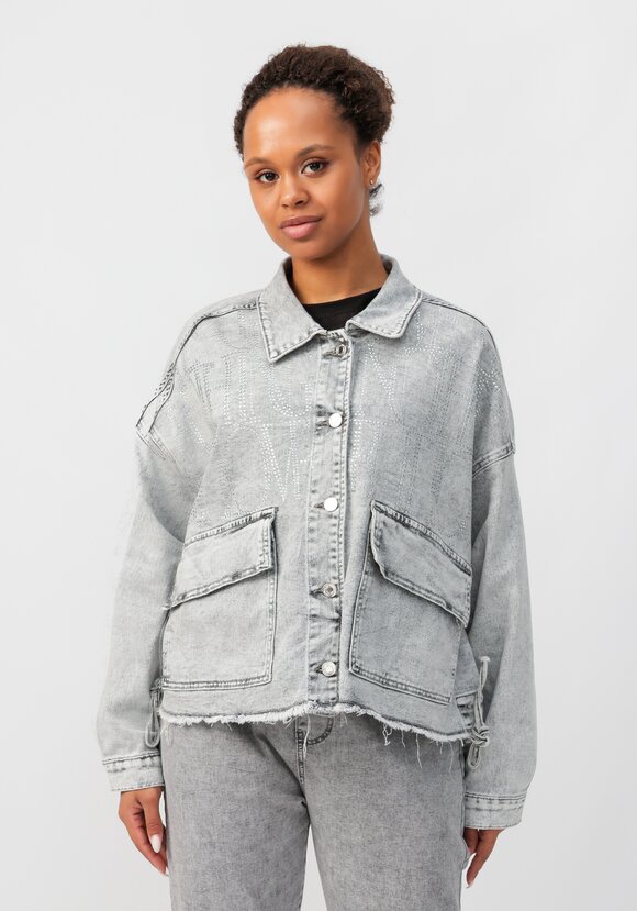 Куртка джинсовая Милана шир.  580, рис. 9