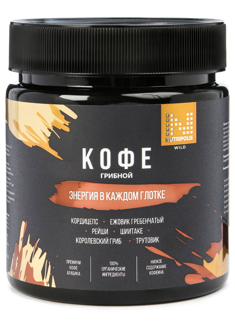 Напиток растворимый Грибной кофе шир.  750, рис. 1