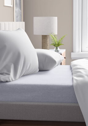 Простыня Эвкалипт однотонная