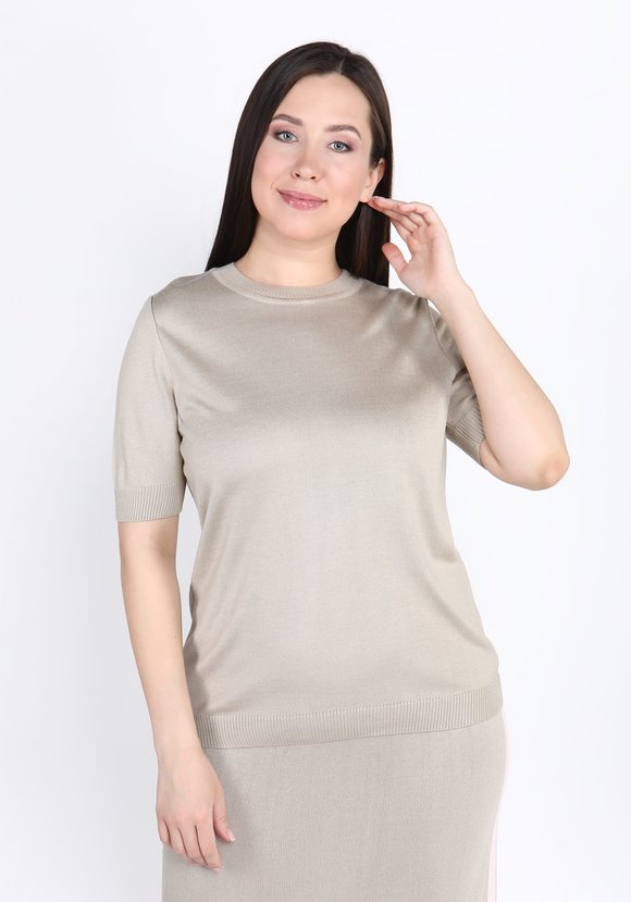 Топ базовый с коротким рукавом шир.  580, рис. 5