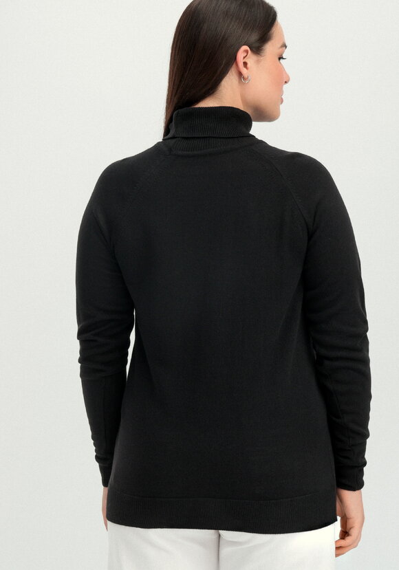 Джемпер прямого силуэта с высоким воротом шир.  580, рис. 35