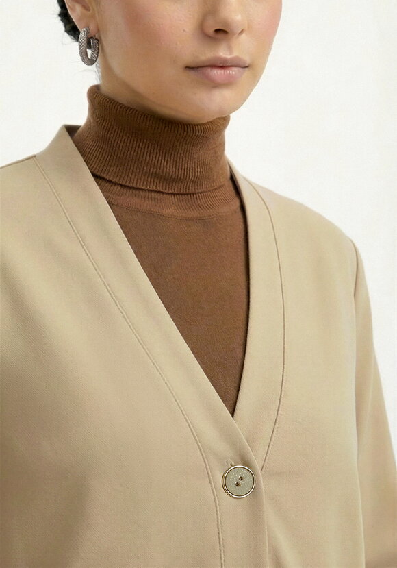 Кардиган на пуговицах утепленный шир.  580, рис. 30