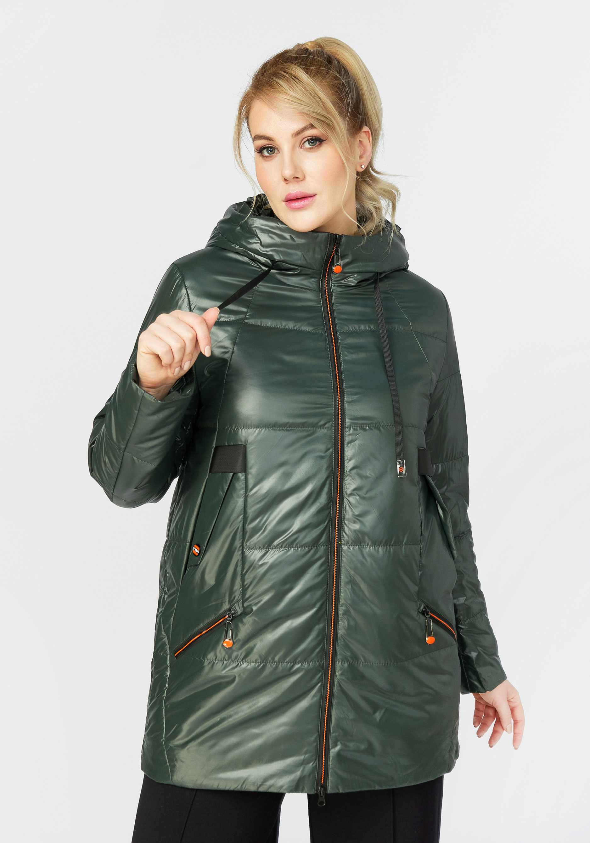 Куртка женская «Лукреция», цвет зеленый, размер 50 - фото 2