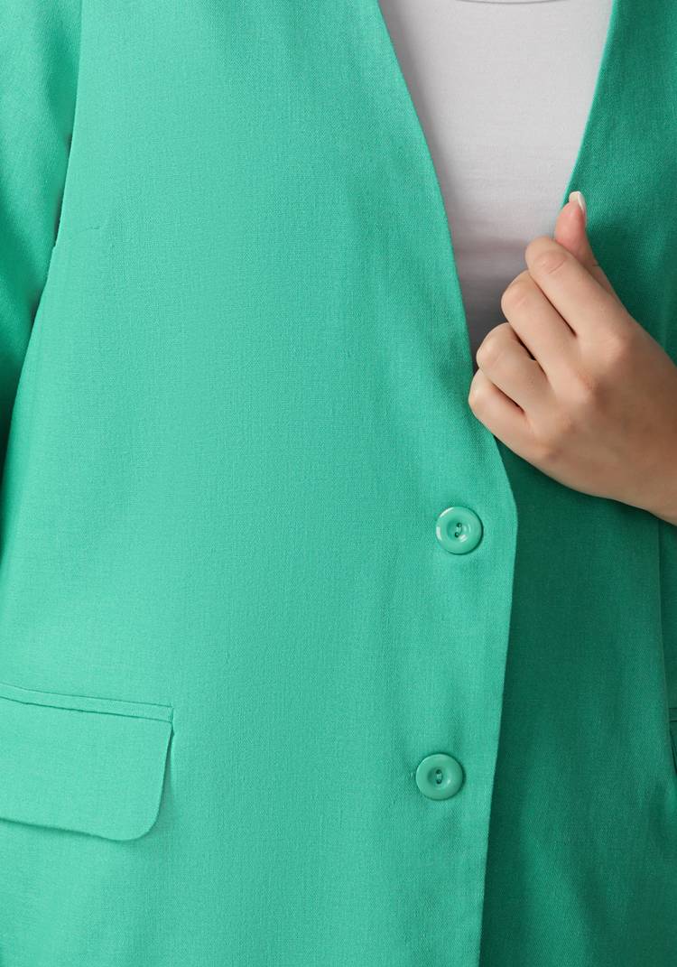 Жакет с карманами свободного кроя шир.  750, рис. 21