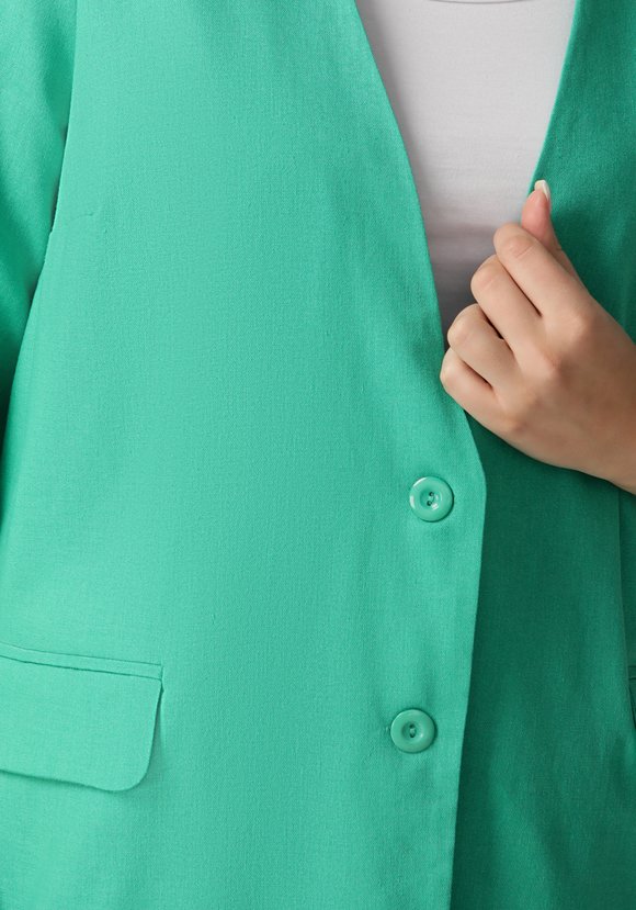 Жакет с карманами свободного кроя шир.  580, рис. 21