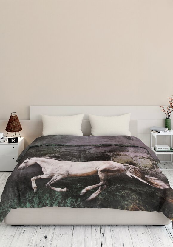 Плед-покрывало с принтом шир.  580, рис. 9