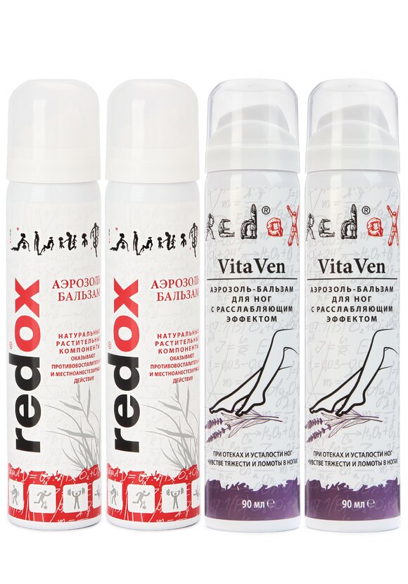 Набор аэрозолей от Доктора Редокс 4 в 1 шир.  580, рис. 1