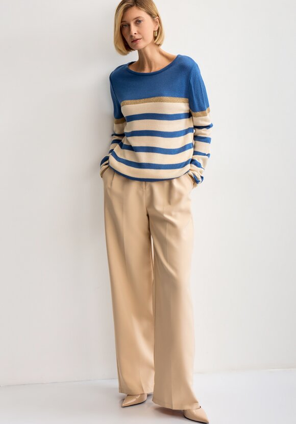 Джемпер в полоску с метанитью шир.  580, рис. 7