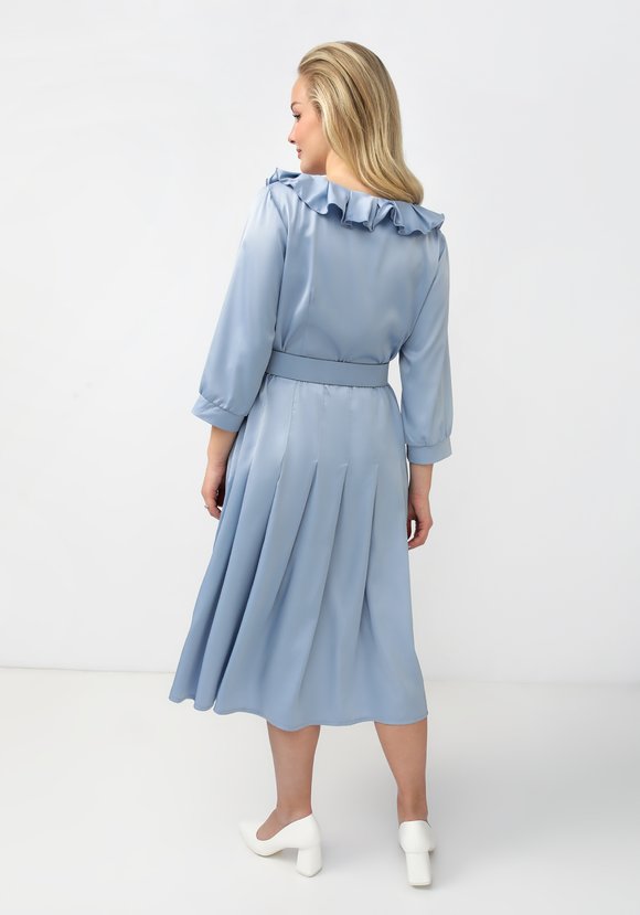 Платье из итальянского шелка шир.  580, рис. 12