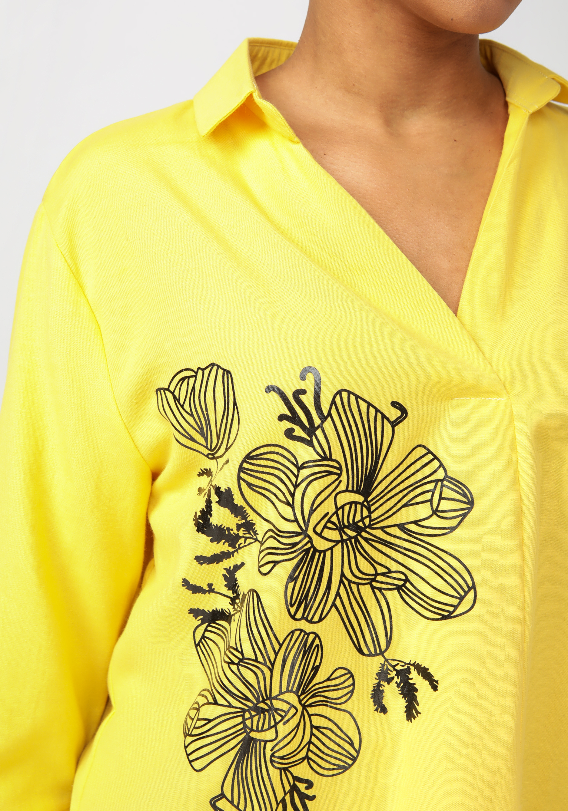 Блуза "Флоранс" Vittori Vi, цвет желтый, размер 50 - фото 10