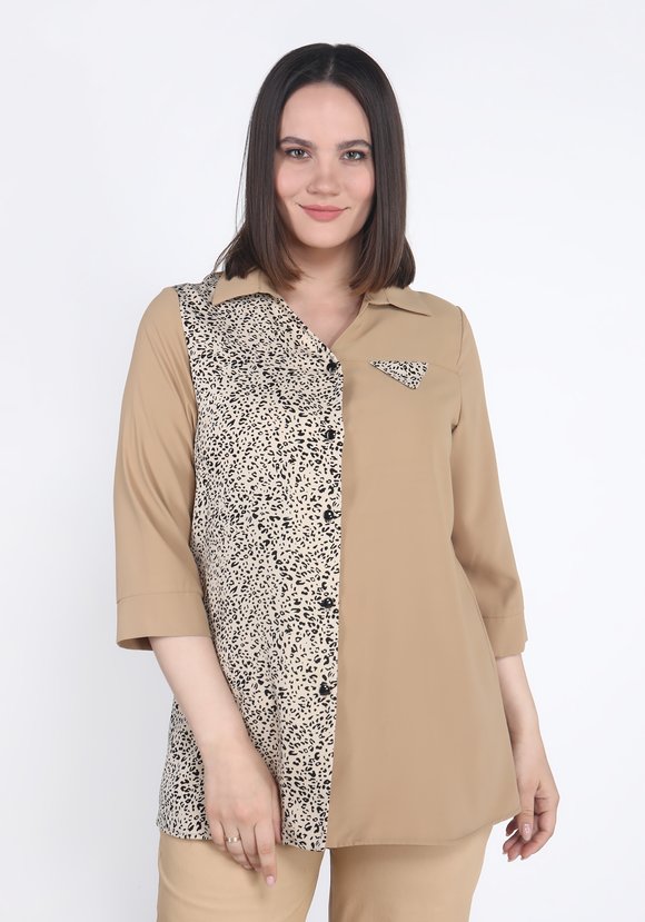 Блуза Неописуемое восхищение шир.  580, рис. 2