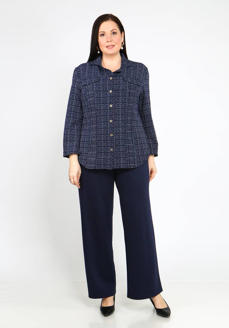 Блуза Вечернее приключение шир.  750, рис. 6