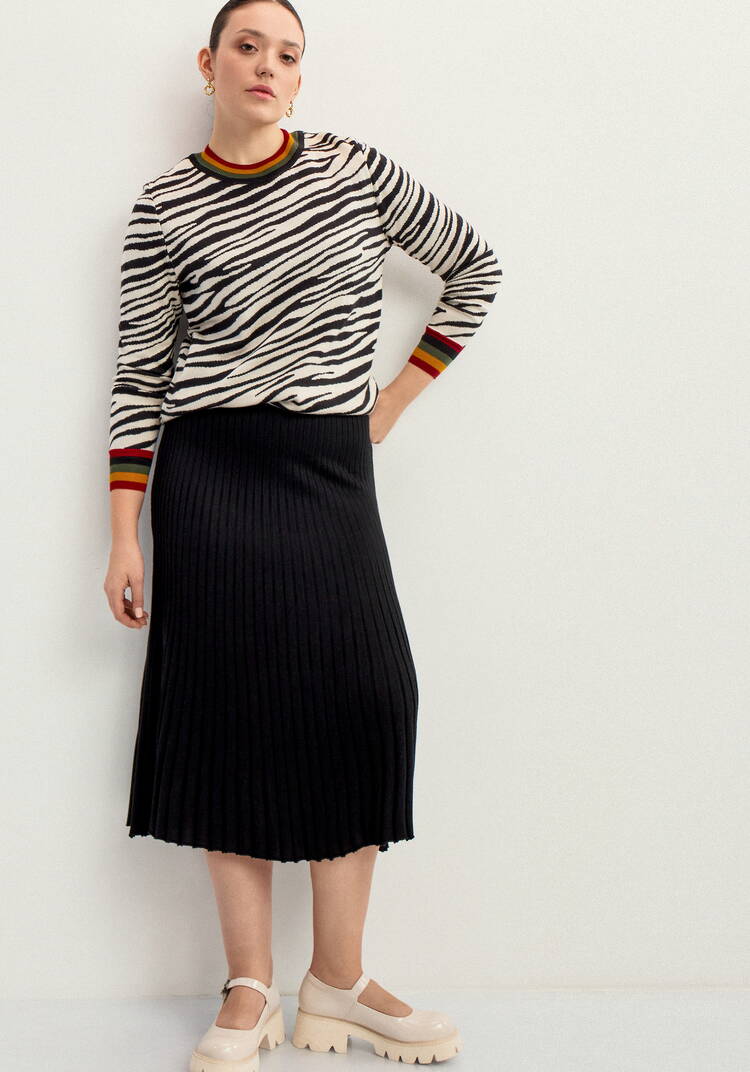 Джемпер с жаккардовым рисунком шир.  750, рис. 20