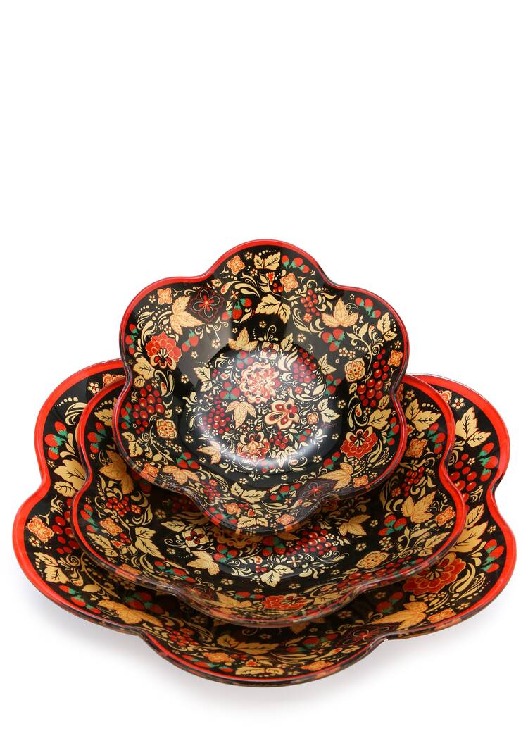 Набор салатников из стекла, 3 шт. шир.  750, рис. 22