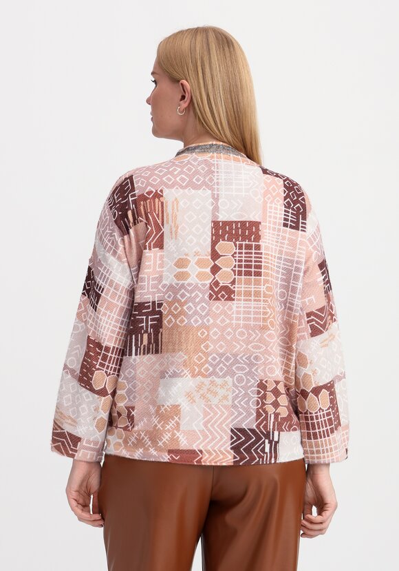 Джемпер свободный Этнический рисунок шир.  580, рис. 3