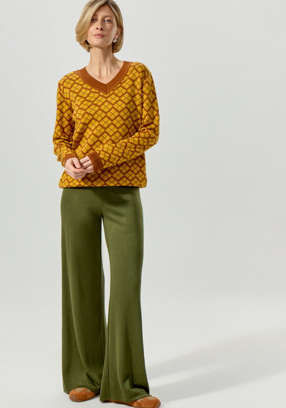 Брюки палаццо свободного кроя шир.  580, рис. 5