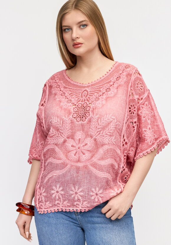 Блуза Ажурный флер шир.  580, рис. 25